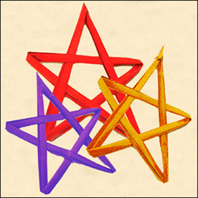 photo of woven stars